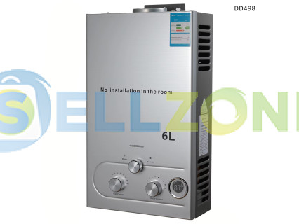 Φορητός θερμοσίφωνας αερίου 6 λίτρων για κάμπινγκ και εξωτερικούς χώρους - DD498